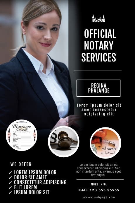 Mobile Notary Flyer Template